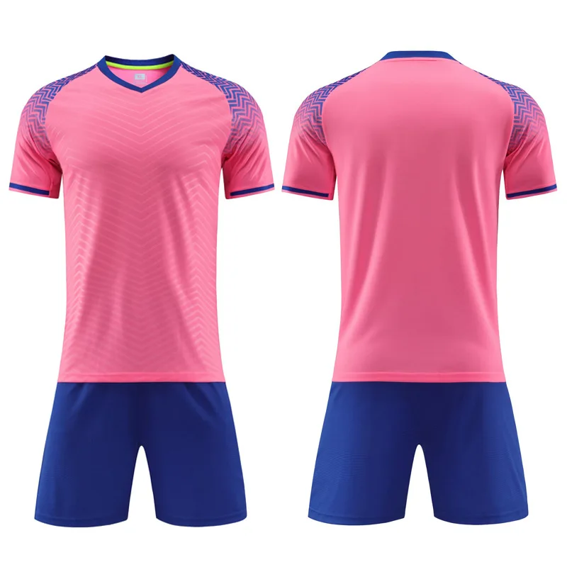 Sublimated printing Custom Logo Quick Dry Yellow Color Jersey shirts Set Football Sport Wears Football Jersey Soccer Uniforms