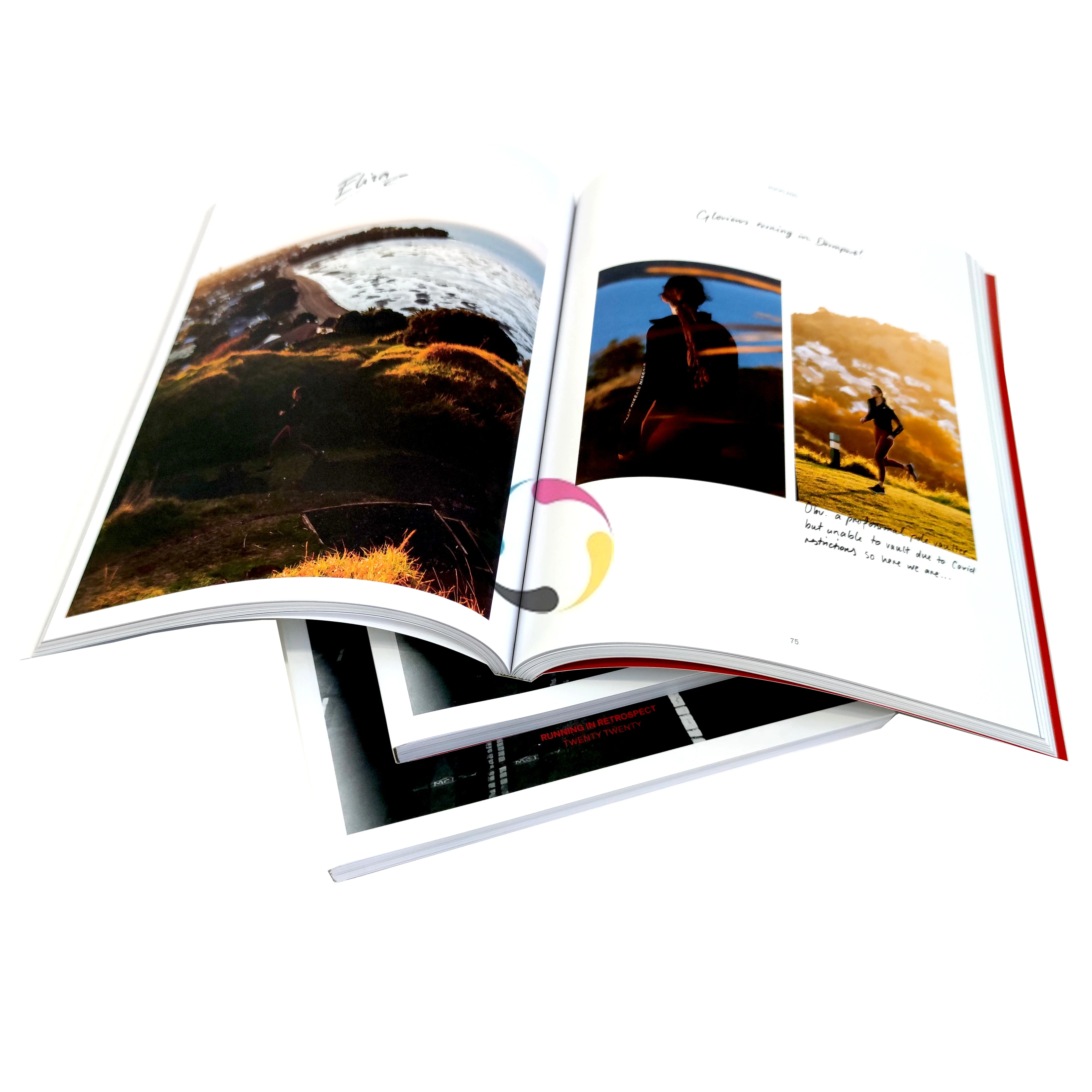 fashion custom business paper bobs hair book chic met art magazine printing