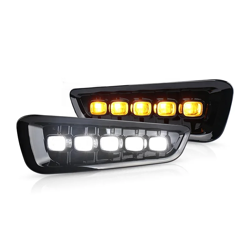 OVOVS Hot sales 12V for Ford Fog Lights LED Fog Lights with Switchback DRL Turn Signals for Ford F150 2017 2018 2019 2020