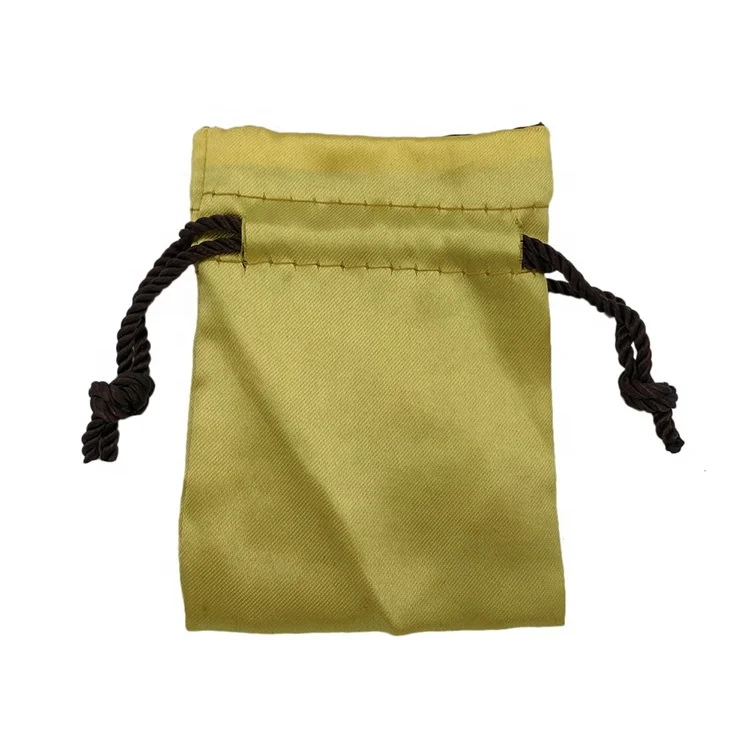 Hot sell 2021 new products satin drawstring bag for cosmetic