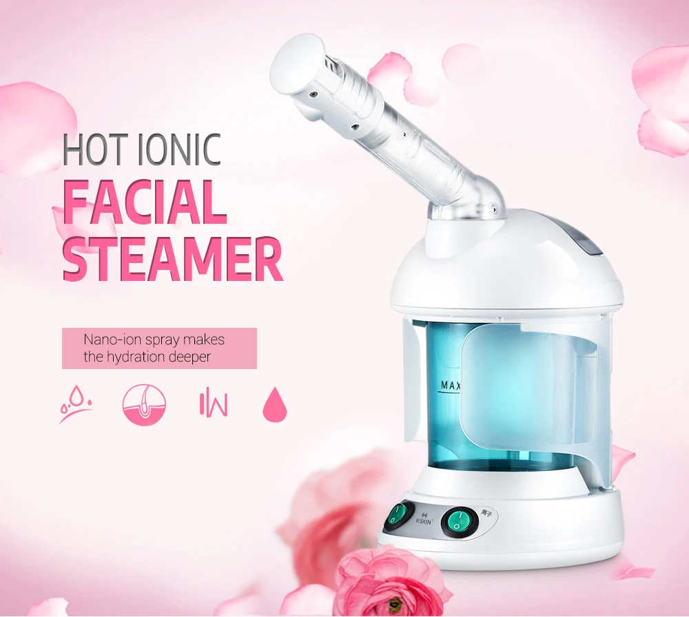 PRITECH High Quality Customized Electric Face Deep Cleansing Facial Steamer with Cheap Price Smart White Anti Switch