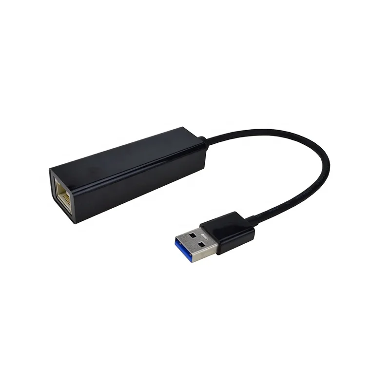 Высокая скорость 10/100/1000 Мбит/с usb 3,0 гигабитный сетевой адаптер для ноутбука и тетрадь переключатель