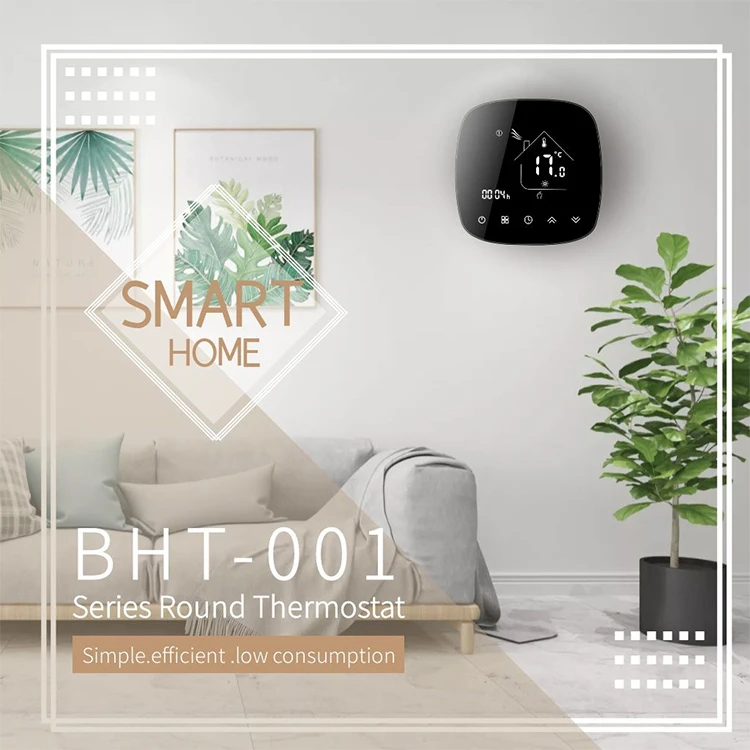 Современный умный BHT-001 Wi-Fi совместимый с приложением TUYA водонагревательный термостат Alexa Google Assistant