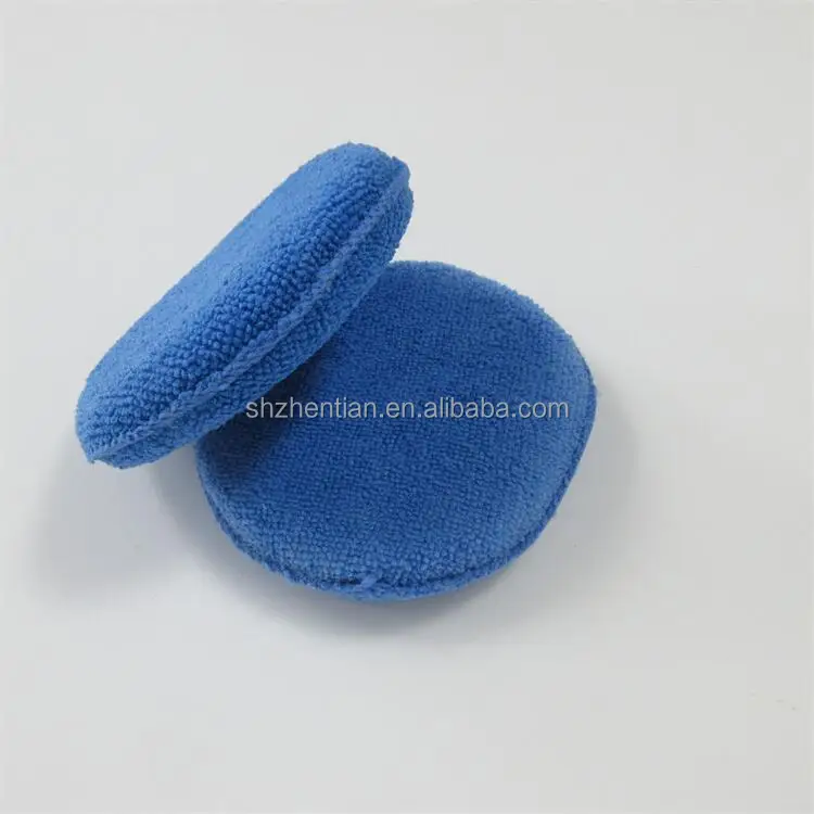 Hot Sale Car Care Wax Polish Microfiber Saver Applicator Sponge Rectangular Car Waxing Sponge Pads