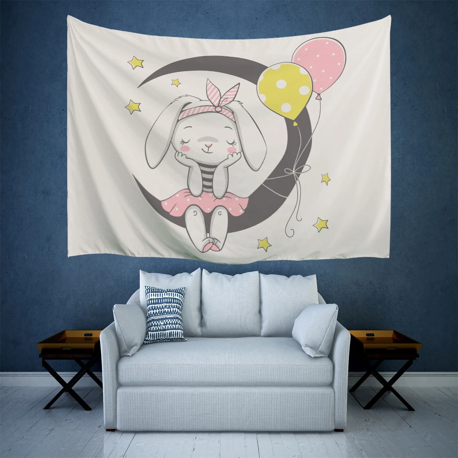 Custom made home use digital print islamic blank tapestry