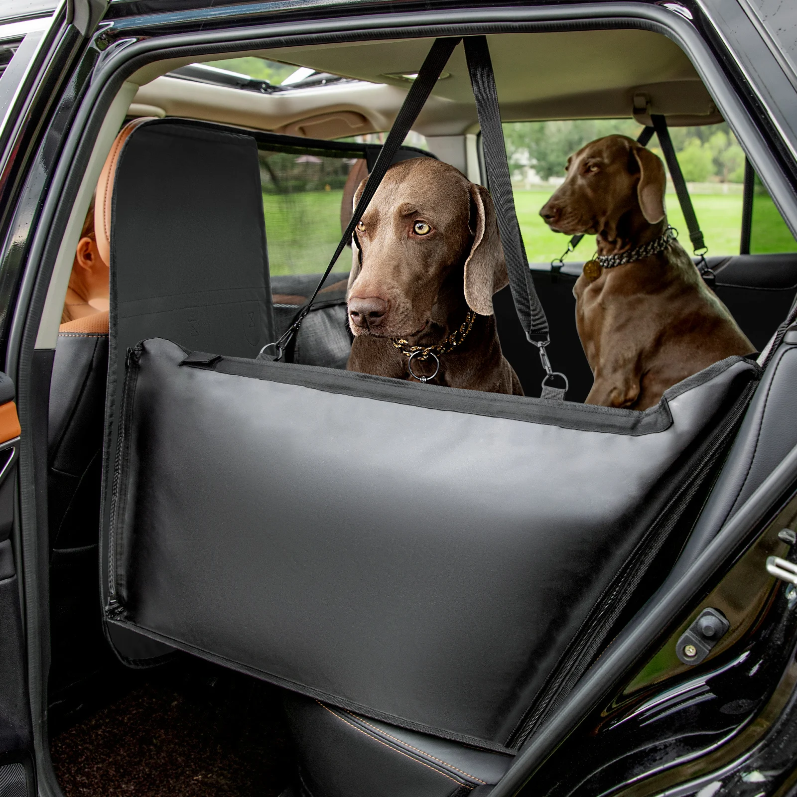 Back Seat Extender for Dogs Hammock for Car Travel Bed Dog Hammock Pet Car Seat Cover