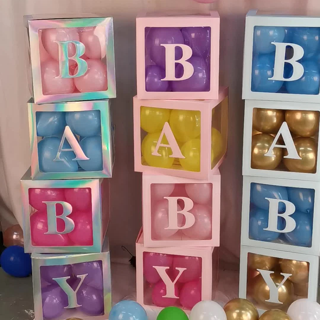Товары для вечеринки в честь Дня Рождения по половой расцветке, украшенные детские игрушки, воздушный шар