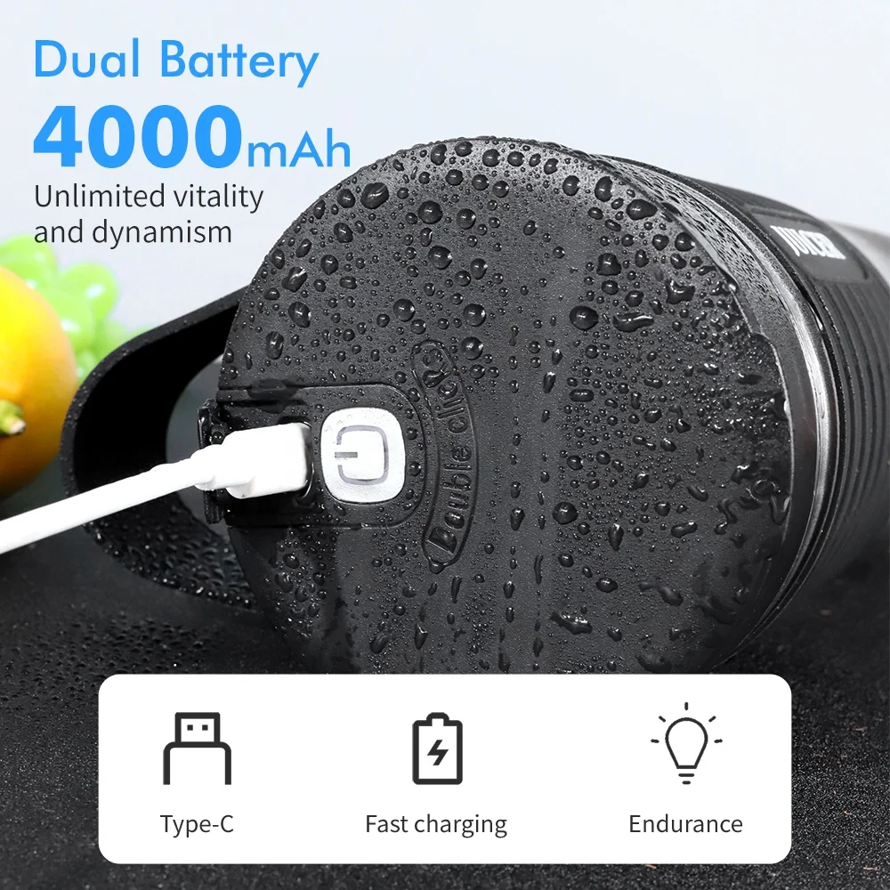 Portable Fresh Rechargeable Portable Blender Juicer Mini Wireless fruit Food Professionsor Smootie Juicer With straw