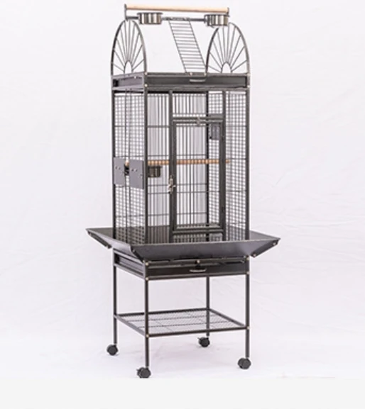 Bangke Wholesale steel bird house High-quality Square Birds Cage Home parrot Breeding Cage Portable Pet Travel nest