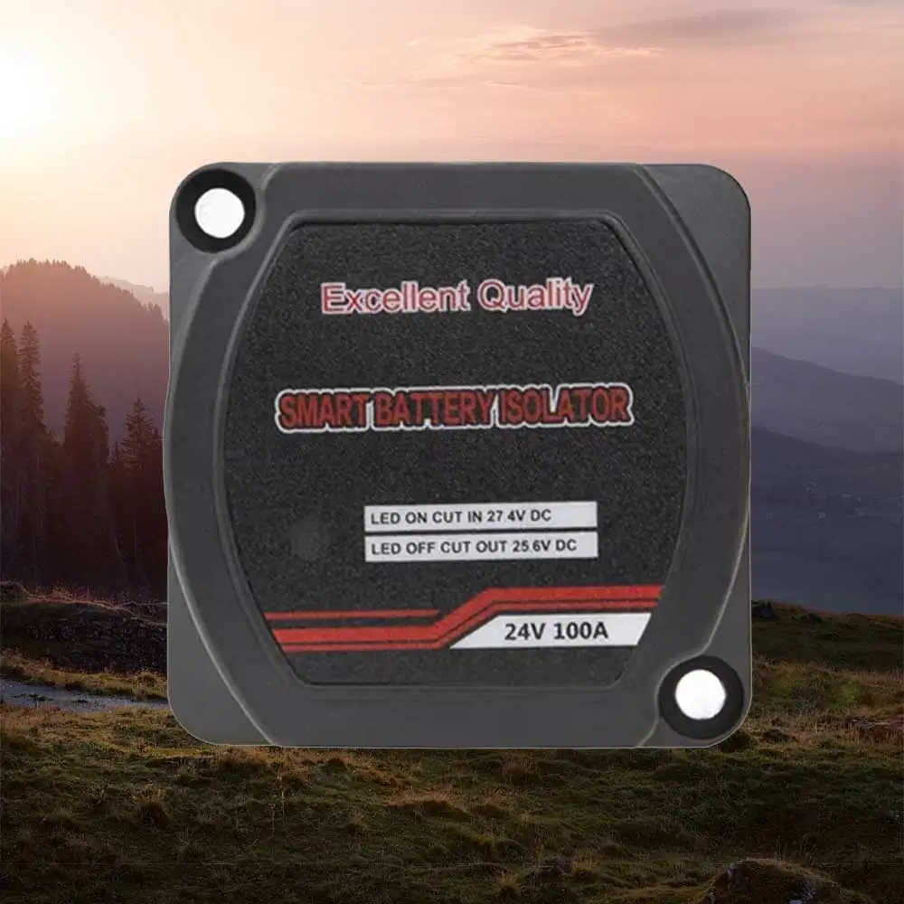 OSWELL  Isolator 12V 140 Amp with Voltage Display Smart Battery Isolator Auto & Manual Mode Voltage Sensitive Relay (VSR)