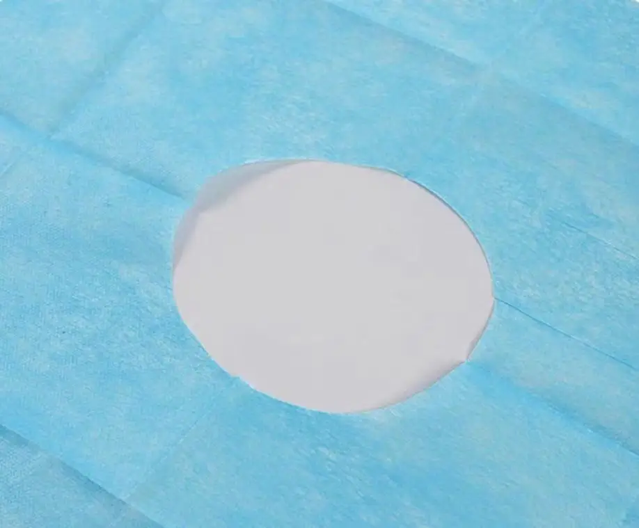 Operation Fenestrated sheet Sterile surgical wipes Ethylene oxide sterilization Disposable surgical wipes