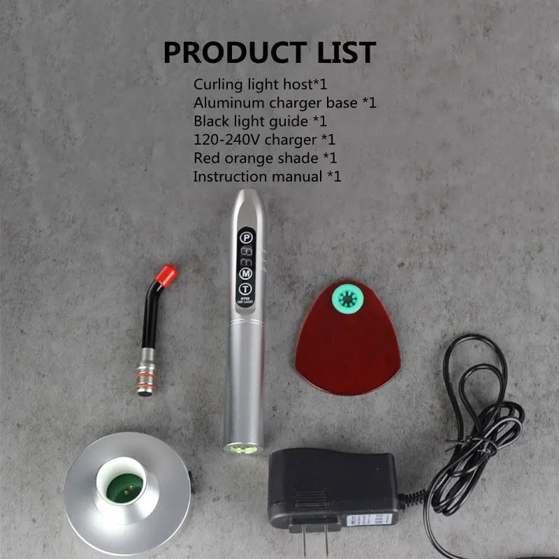 LED Display Built in Dental chair dental wireless led curing light lamp