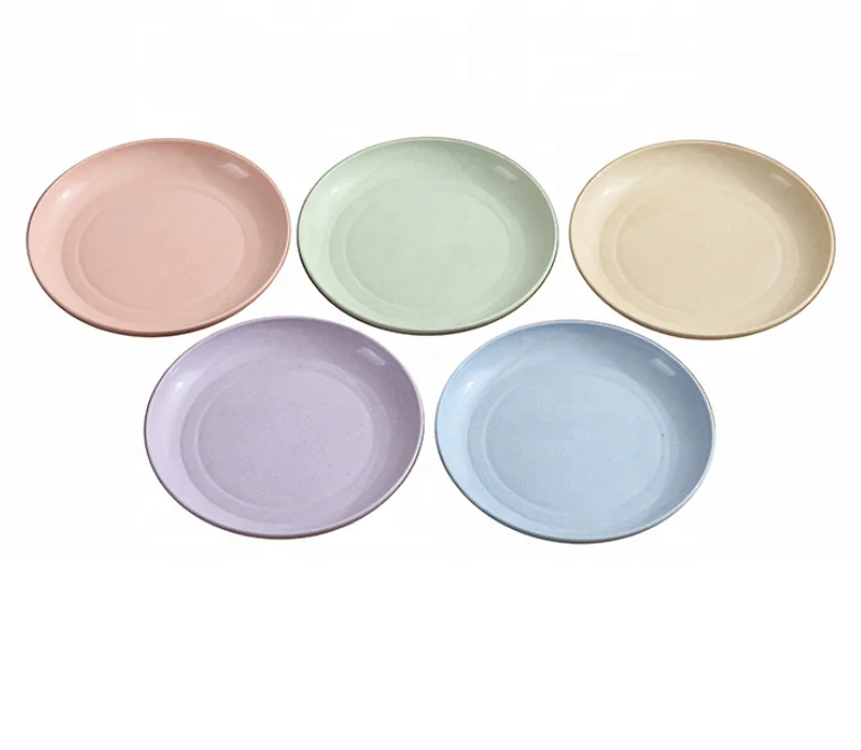 Factory custom printing High Quality 2021 bamboo dinner plate sets