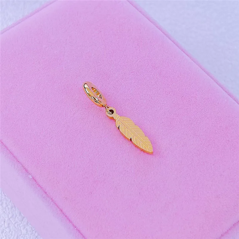 Stainless Steel Jewelry Feathers Charms Diy Jewelry Findings Jewelry Accessories wholesale