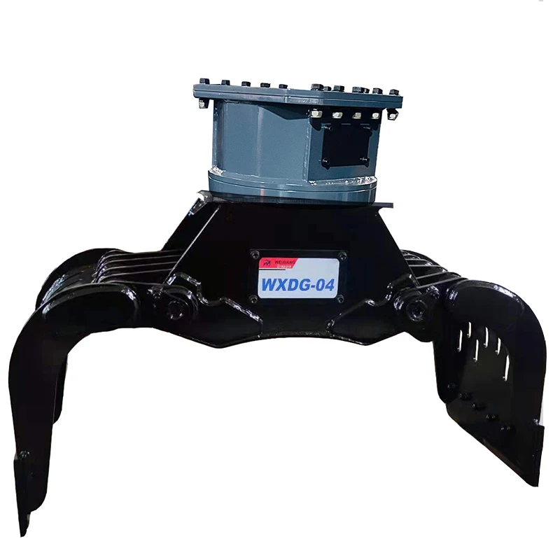 Yantai WEIXIANG hydraulic rotator grapples demolition sorting gripper