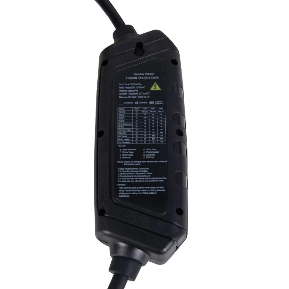 WEEYU IEC 62196 Charging Station 3.5KW  Portable EV Charger for EVs home charging