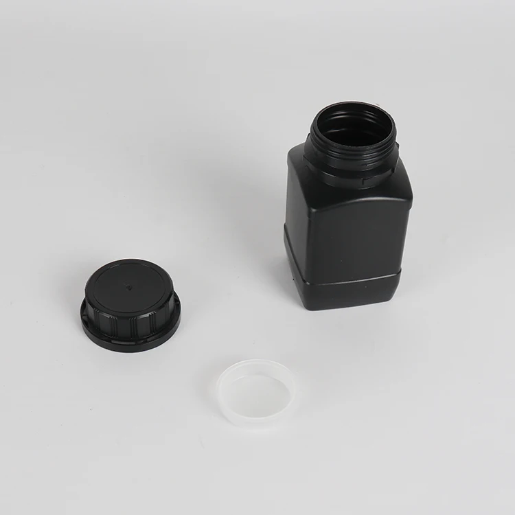 laboratory high quality hdpe wide mouth chemical plastic reagent bottle