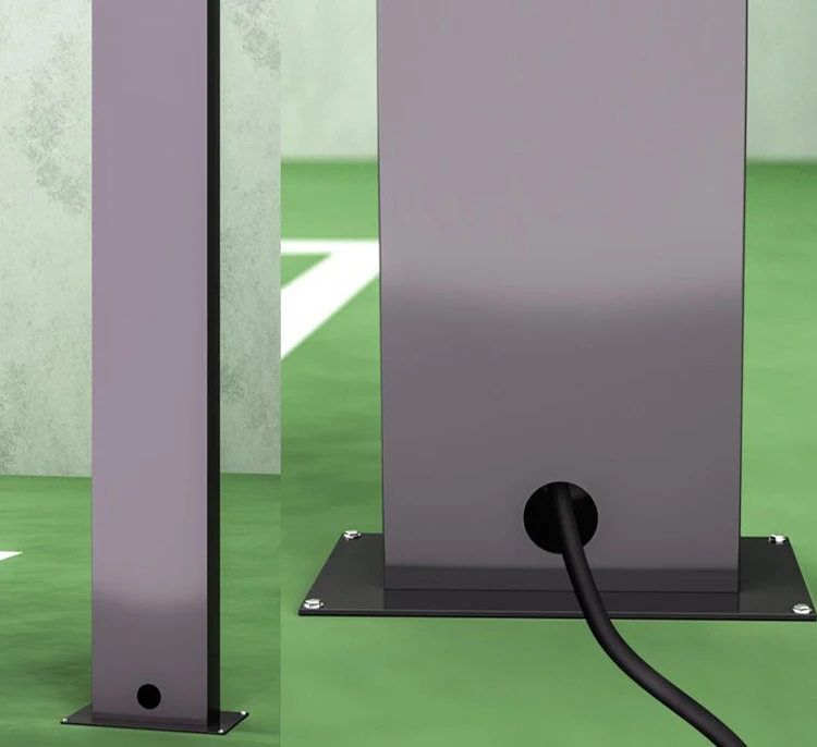 The Fixed Column Of The New Energy Vehicle Charging Pile Is Thicker Than The Outdoor General Support