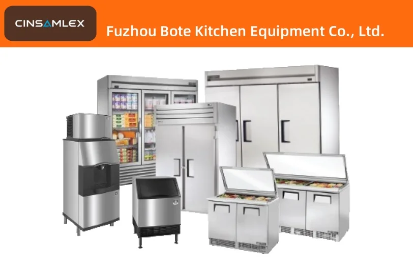 Commercial Upright French Door Chest Freezer Stainless Steel Kitchen Chiller Fridge Refrigerator Equipment for Hotel Kitchens