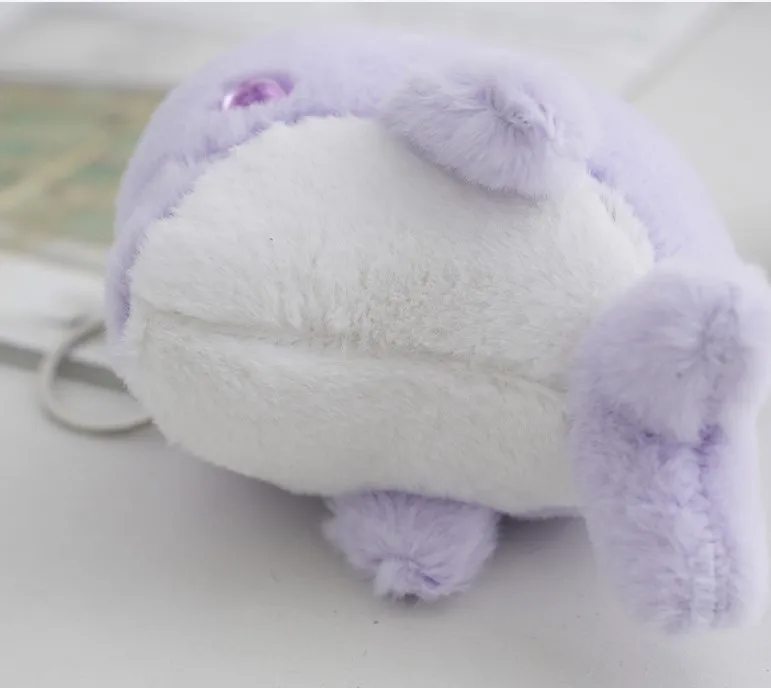 stuffed animal toys ocean cute colorful dolphin kawaii plush keychains toy Little Dolphin KeyChain bag charm pendant accessories