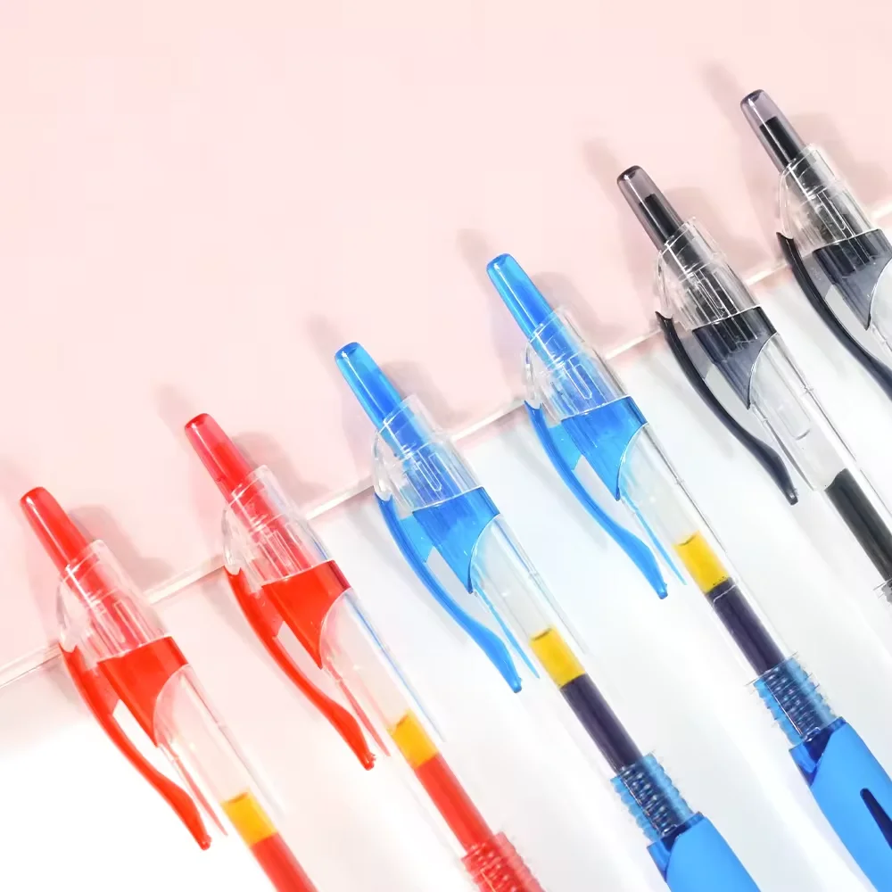 Hot Style Plastic Bright Color Fashion Large-capacity Click Gel Ink Pen For Kids