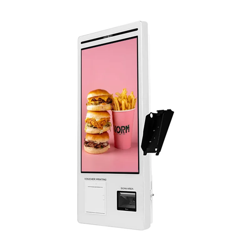 21.5' touch screen Ordering Fast Food Restaurant Self Service Order Kiosk POS system self pay machine