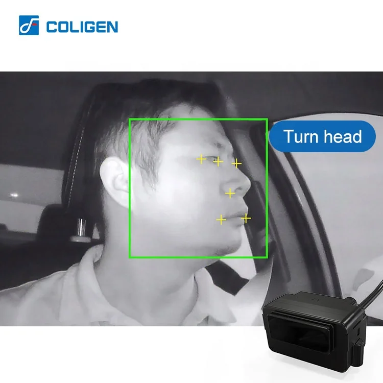 Coligen OEM factory driver anti sleep alarm attention monitor driver fatigue detection system