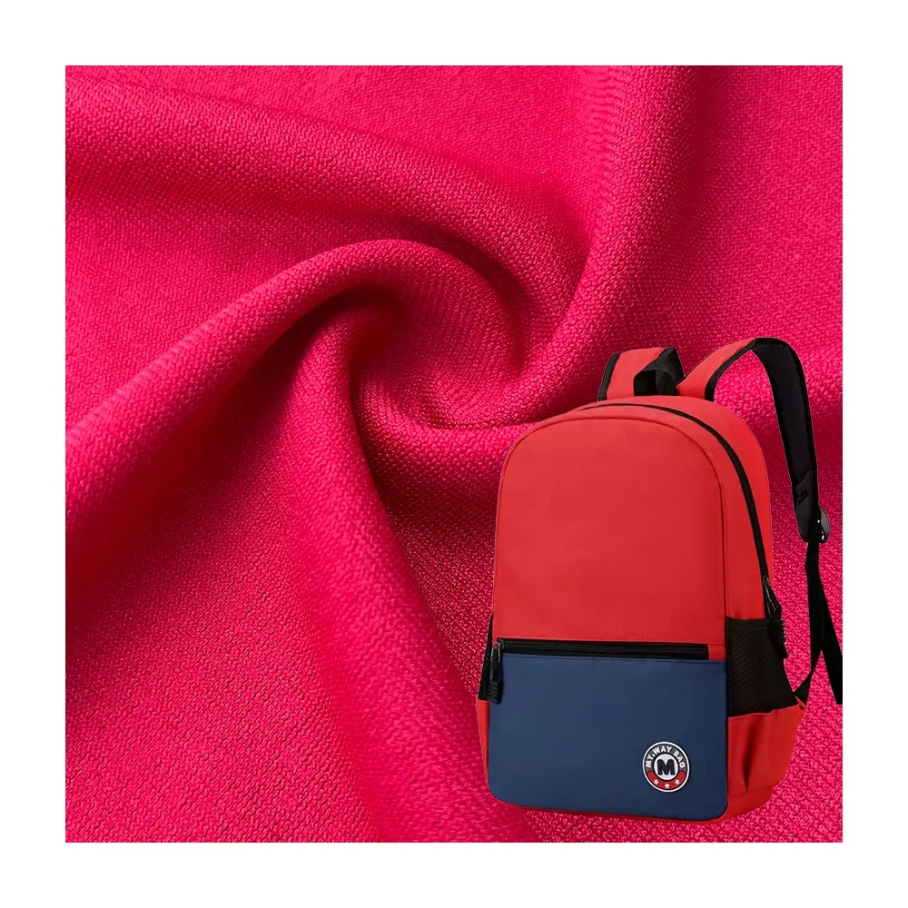 Schoolbag fabric wholesale elastic 75D knitted fabric 100% polyester fabric