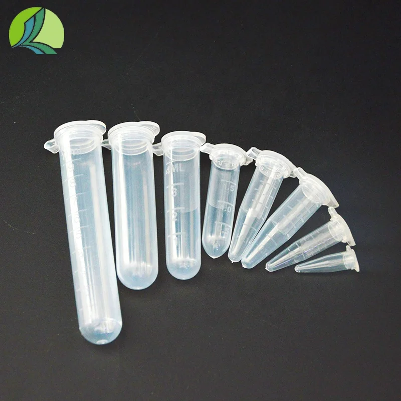 Plastic 0.2ml 0.5ml 1.5ml 2ml 5ml 7ml 10mlConical Micro Centrifuge Tube With Press Cap