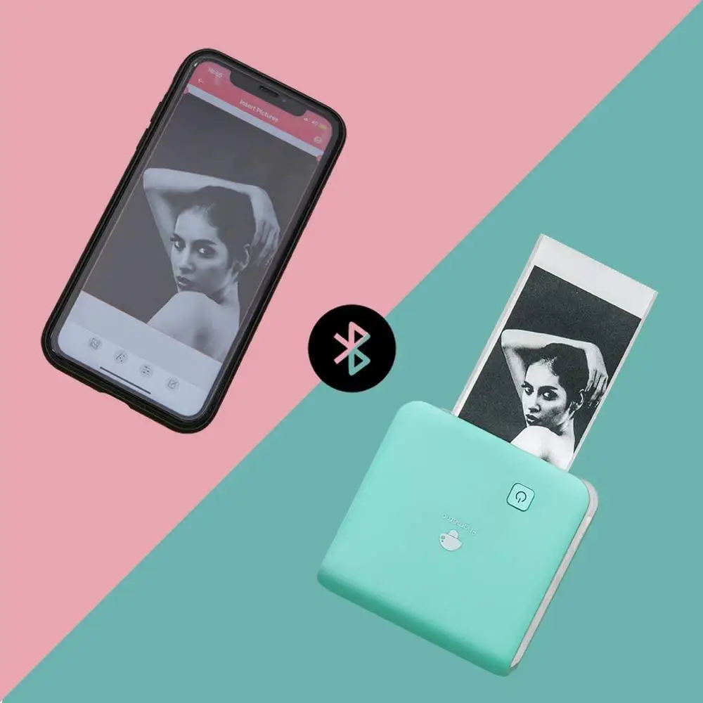 Портативный принтер Phomemo M02 Pro Bt Мини термопринтер 300dpiPocket мобильный телефон Android Ios
