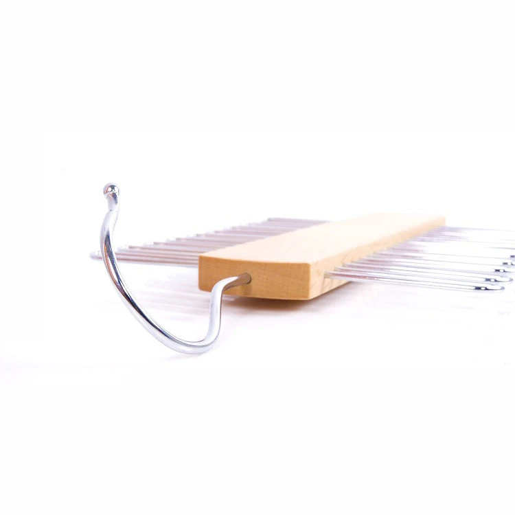 High Quality Hot Selling Tie Hanger Multi-Hook Men Belt Scarf Hanger Wooden Tie Rack