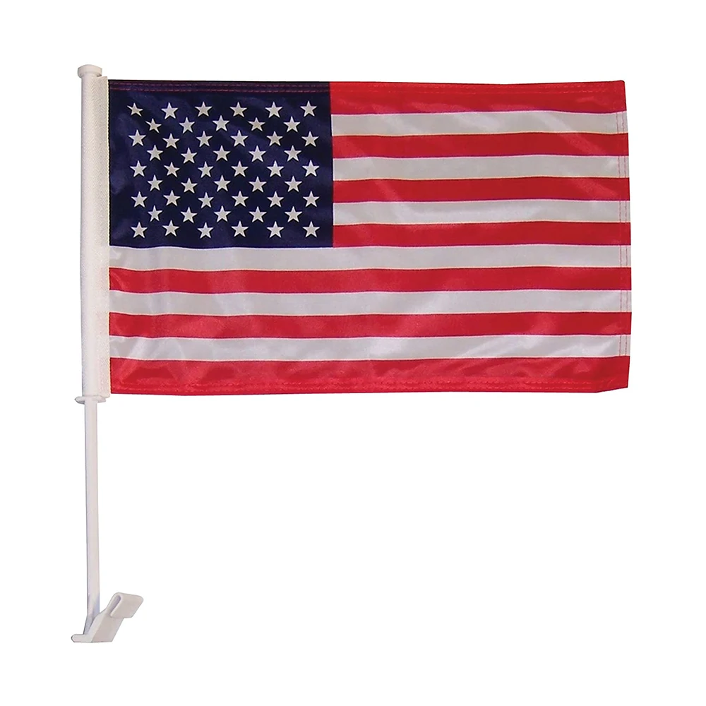 America flag car flag car window flag