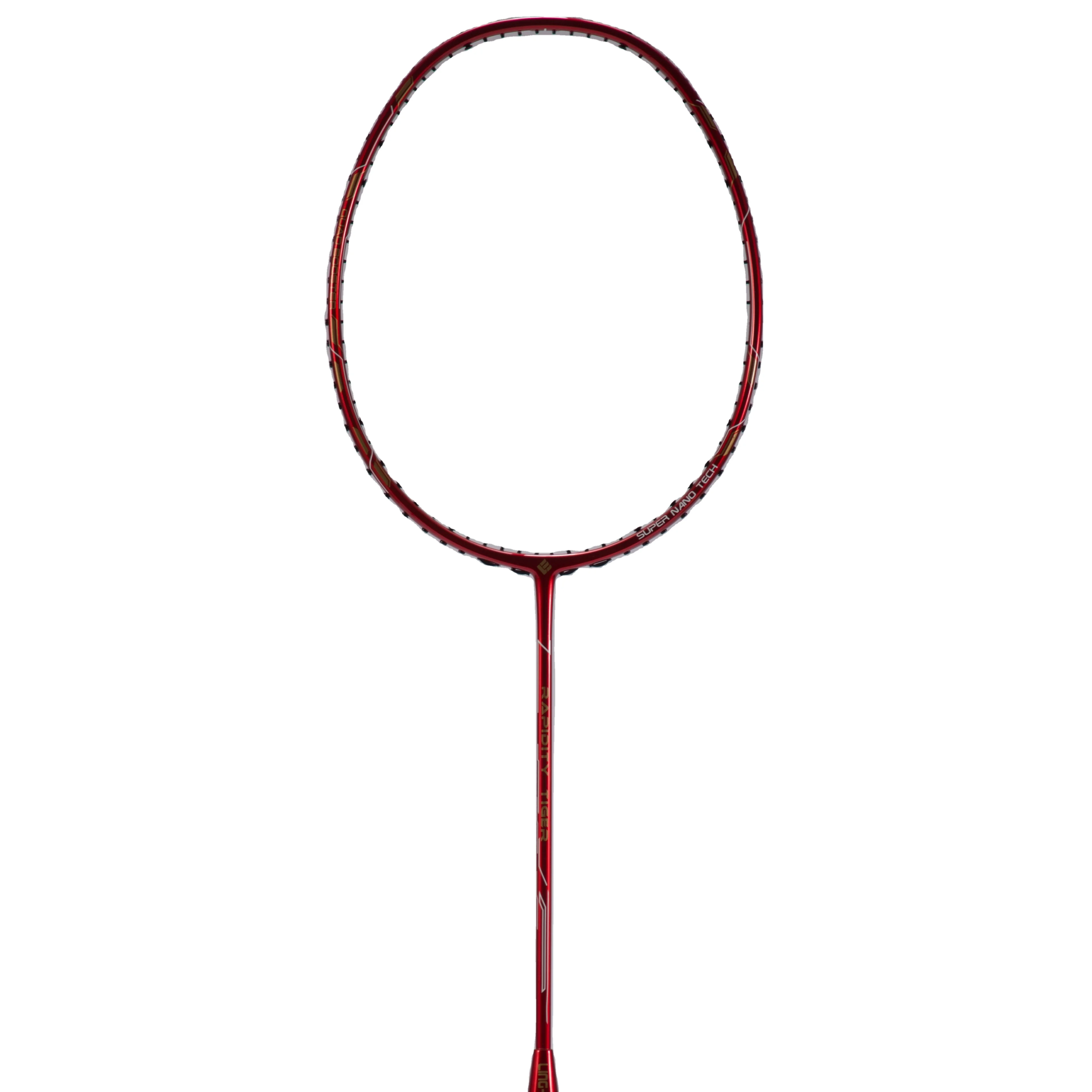 Adult Amateur Carbon Fiber Badminton Racket with Large Sweet Spot PU Grip Material and 0.66mm Strings Diameter