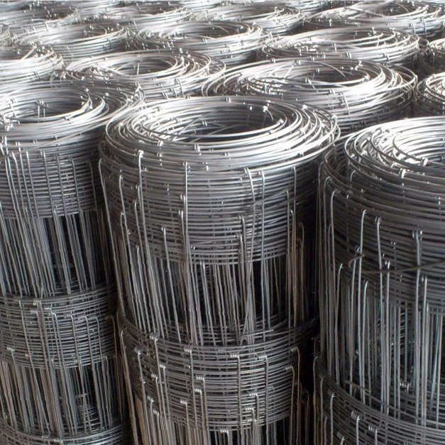 Hinged Joint Hot dip Galvanized Wire Security Deer Fencing mesh Roll Fixed Knot Cattle Sheep lamb Field Farm Fence Stiff Stay