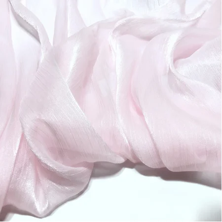 Мягкая розовая блестящая ткань из крепа-органзы шириной 150 см, тюль, сетка для платьев, рубашек, ткань, черный, белый, синий, зеленый, красный и серый