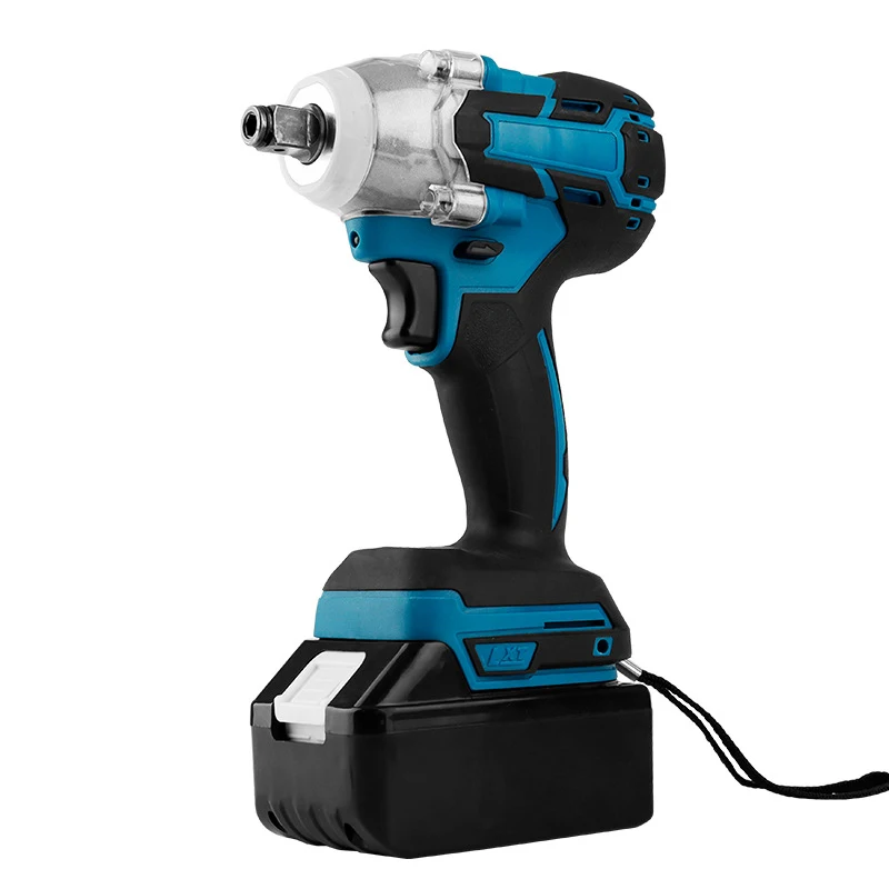 Power Impact Wrench Lightweight Cordless Electric Impact Driver with Battery Brushless High Torque Impact Motor for Car Tire