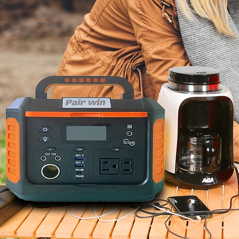 Outdoor camping 110v/220V solar portable power station 500w 1000w 2000w 3000w inverter with lithium battery charger power bank