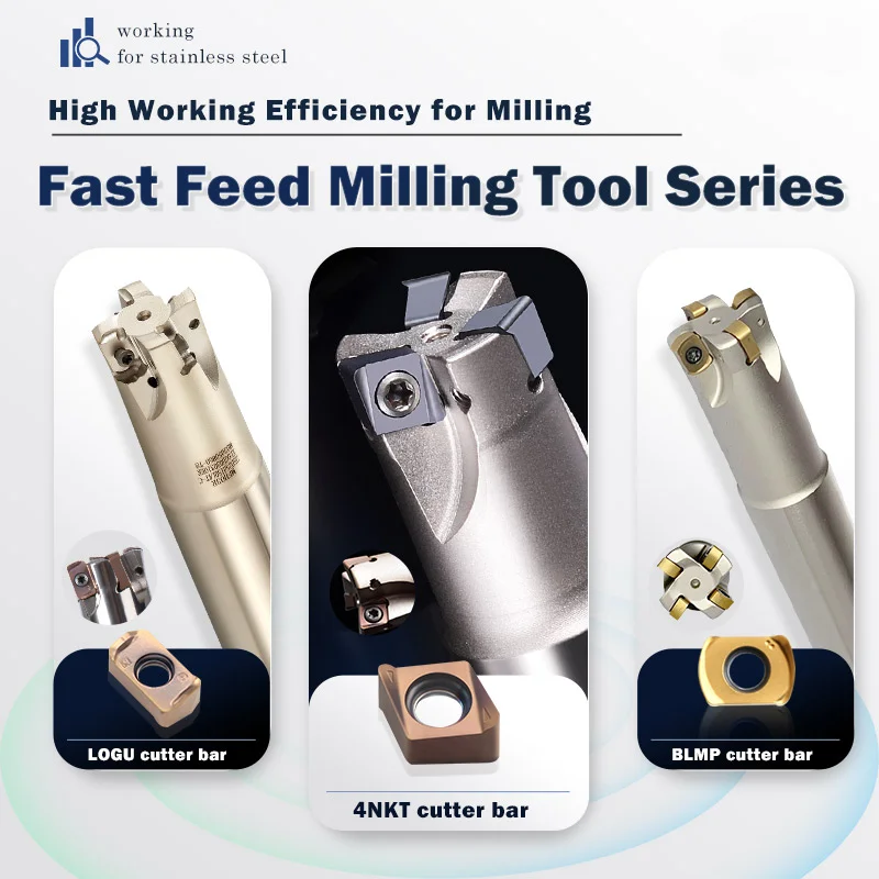 ZCD Hot Sale LNMU Lathe Turning Tools CNC High Finishing Milling Inserts LNMU0303ZER