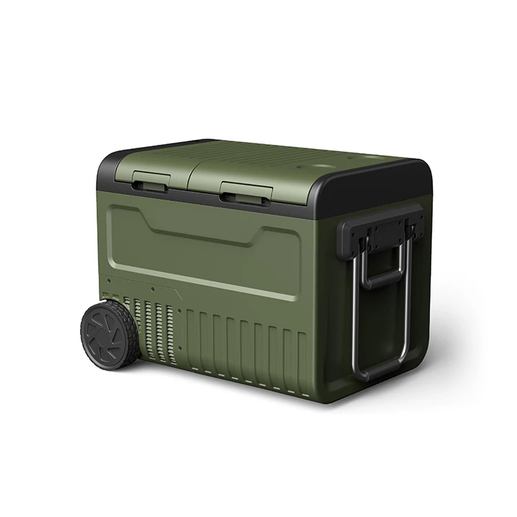 45L portable fridge freezer for camping 12 volt dc compressor freezer refrigerator big capacity car cooler