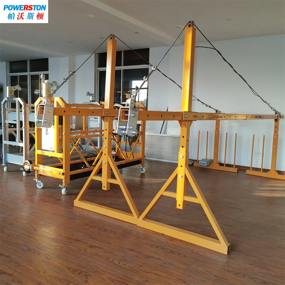 Glass Cleaning Equipment ZLP630 Suspended Work Platform For Building Maintenance