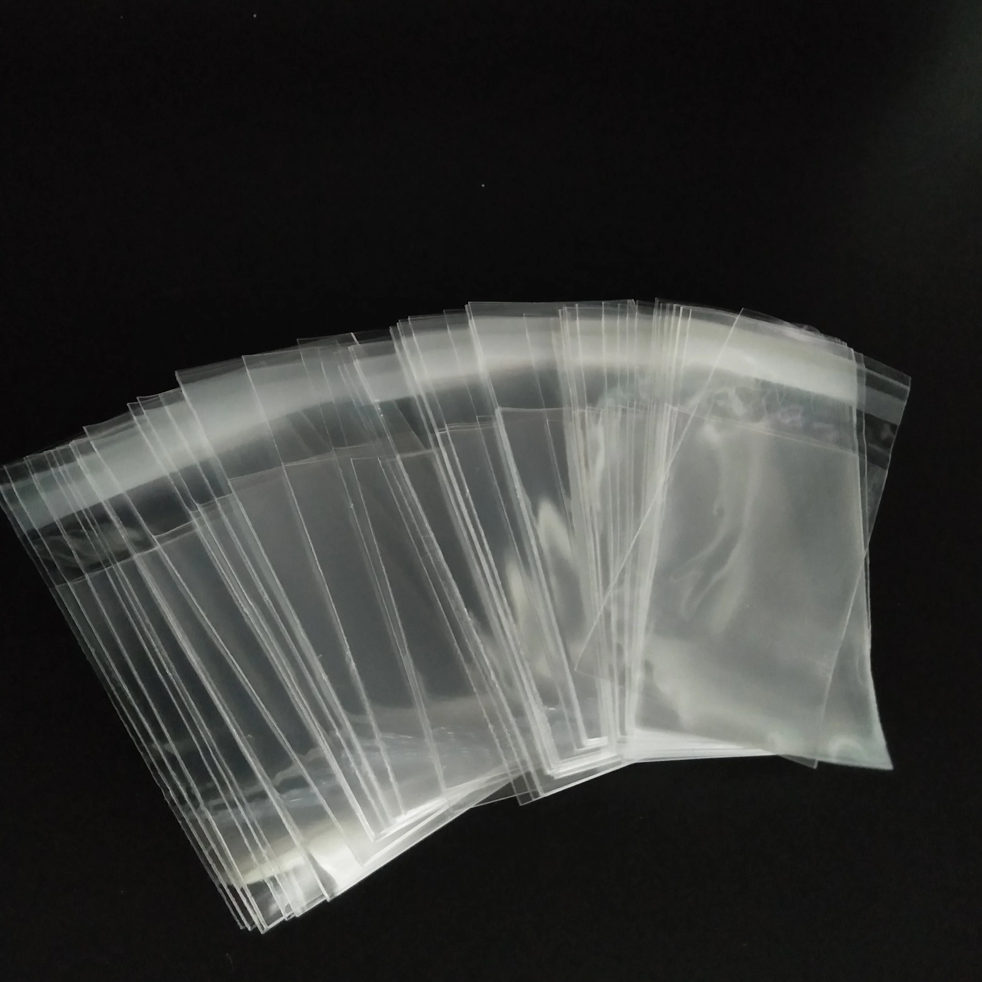 Clear Resealable  Self Adhesive Opp Poly Cellophane Food Candy Jewelry Gift Bags Packing Plastic Bag
