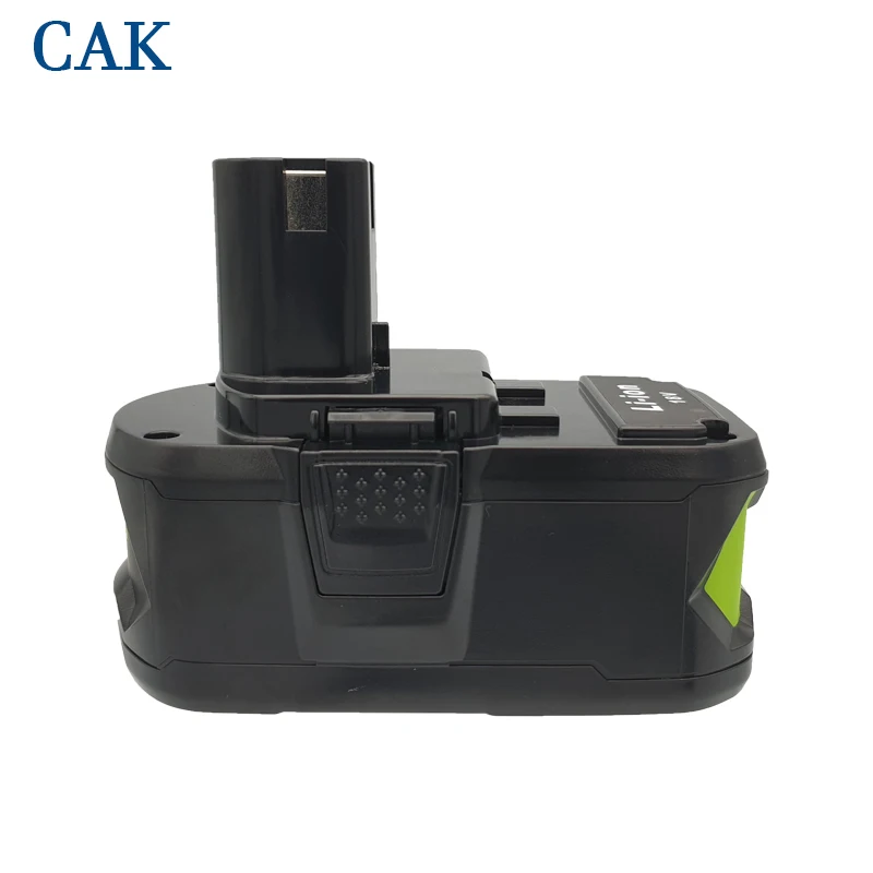 18V Battery For Ryobi One+ Plus 4.0Ah Li-ion RB18L50 BPP-1817M P107 P108 Power   12v battery adapter one plus