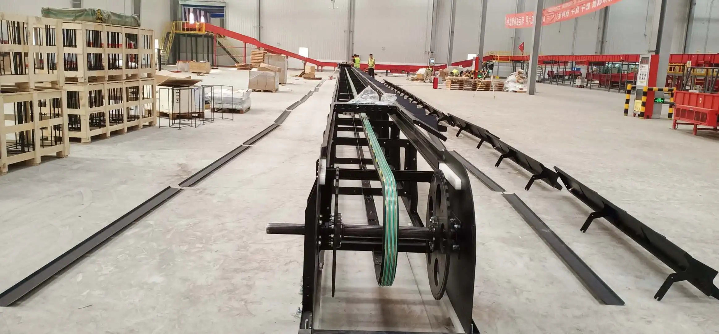 vertical sorter  cross belt conveyor for  express/ parcel/ mail  sorting