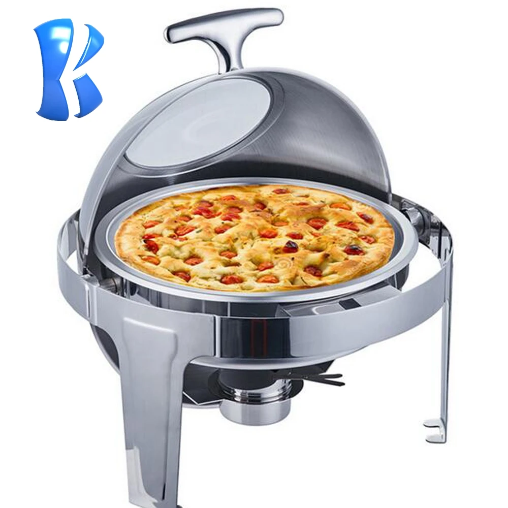 OKEY restaurant Hydraulic equipment unique stainless steel  buffet food warmer chaffing dishes for catering