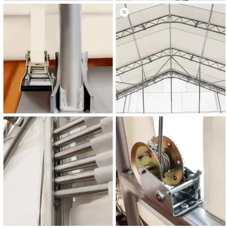 customization  408021 Large Warehouse Tent | Durable Aircraft Hangar and Cold Storage Shelter for Industrial Applications