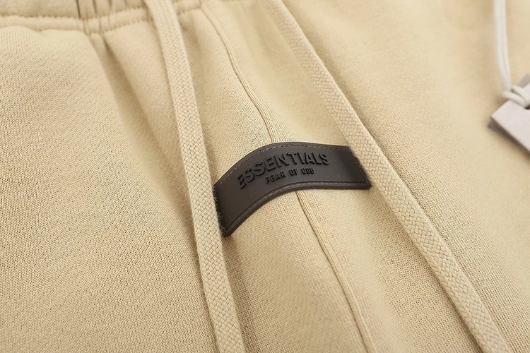 High Street drawstring sports casual pants ESS Silicone printed pants Fashion sweatpants loose casual pants sportswear