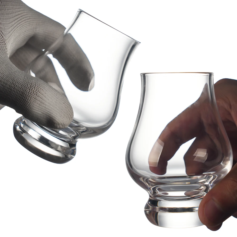 Handcrafted Good Bourbon Whisky Crystal Glass Snifter Shot Glass for Whiskey Smell Tasting Cognac Brandy