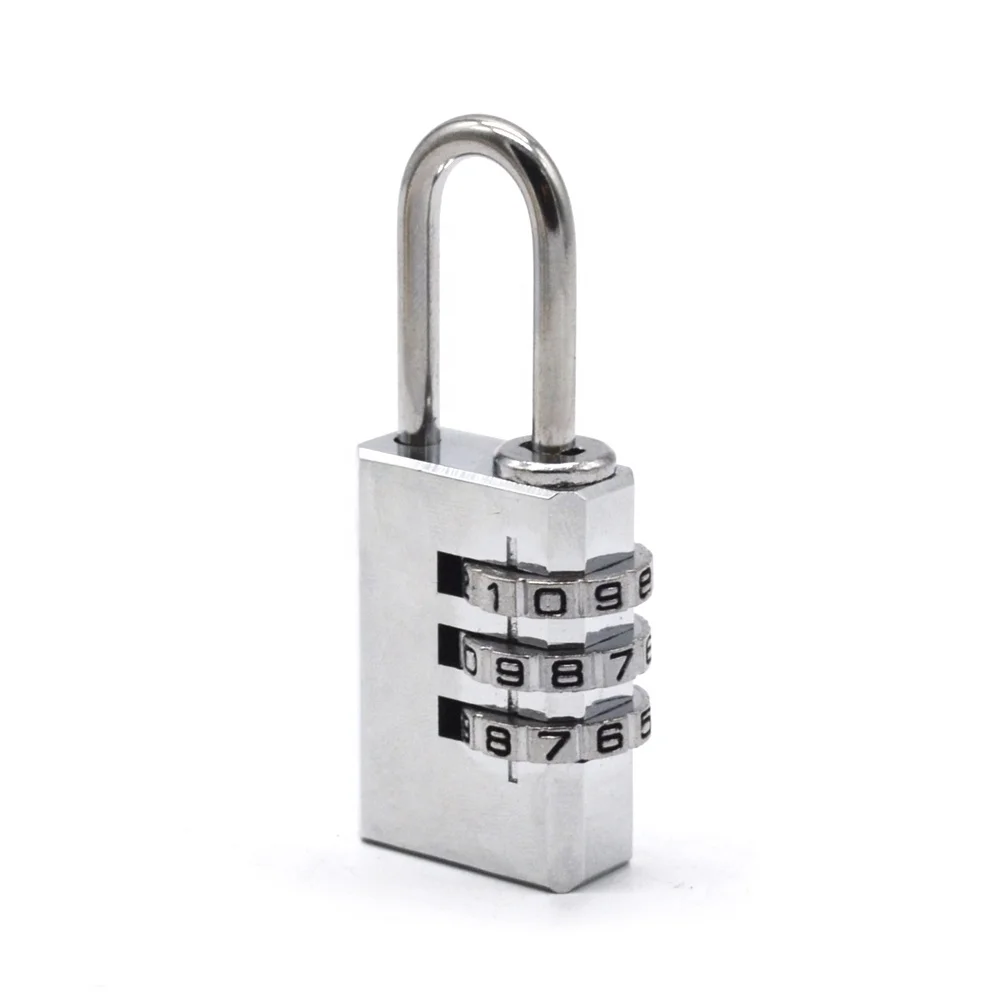 code lock 3 digit combination padlock for luggage