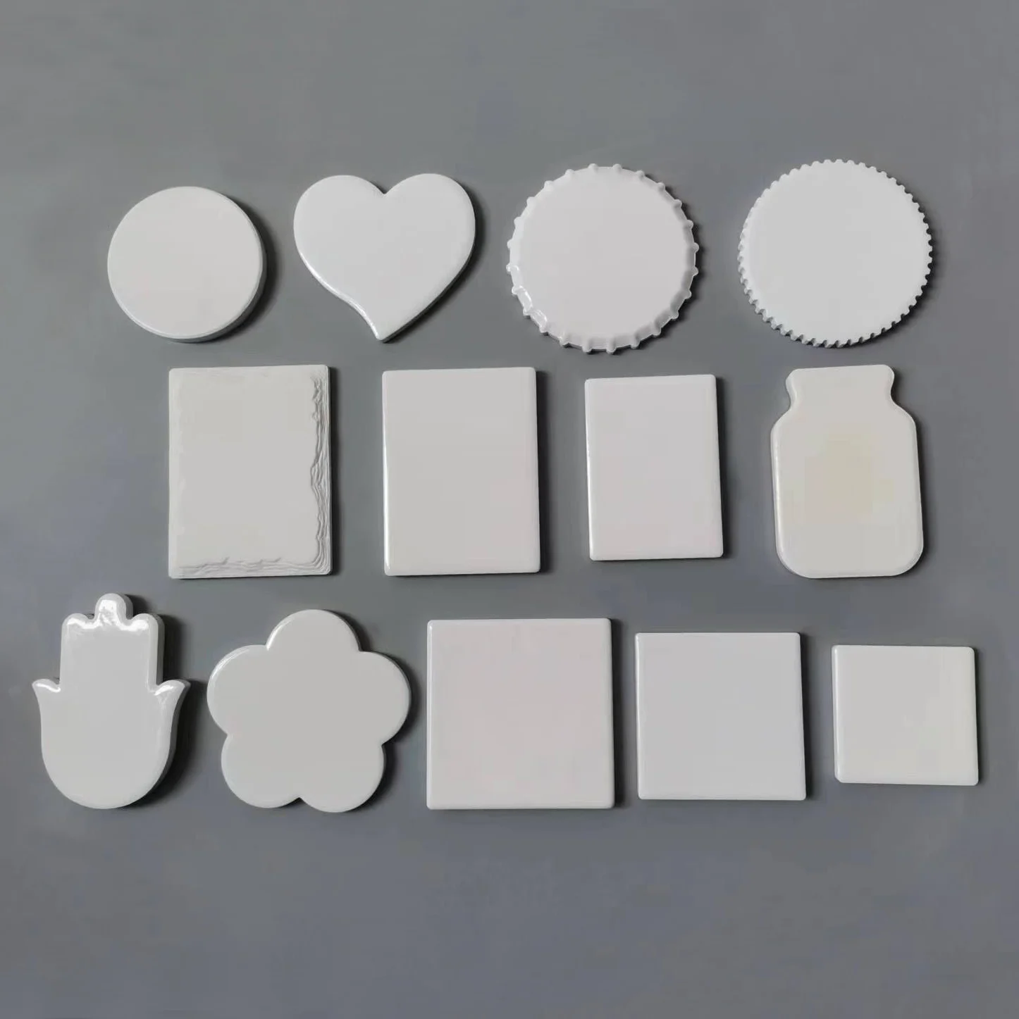 Sublimation Ceramic Fridge Magnets For Christmas/Home/Festival Decor