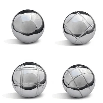  Металлический мини-набор Bocce/Petanque с черными шариками для всех